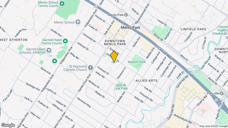 925 Oak Ln Mapa y Detalles de la Ubicación