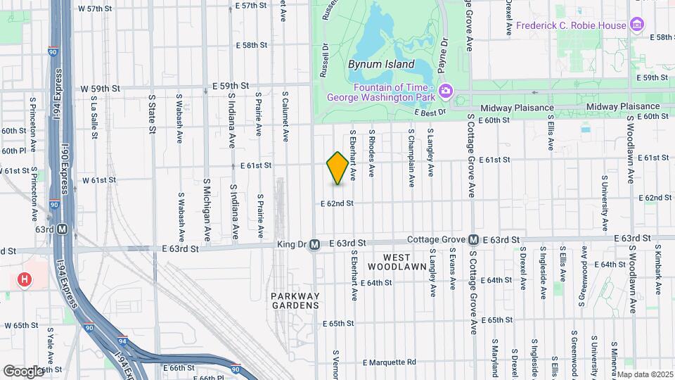 6137 S Vernon Ave Map and Location Details