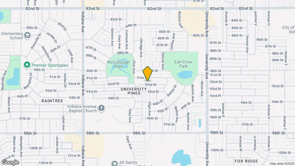 9108 Elgin Ave Map and Location Details