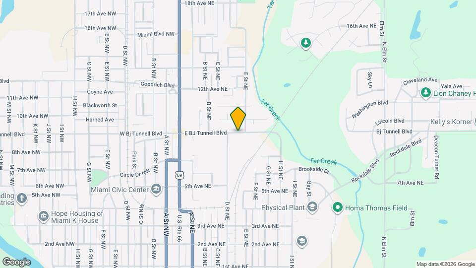 427 E BJ Tunnell Blvd Map and Location Details