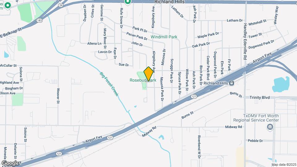 2708 Rosebud Ln Map and Location Details