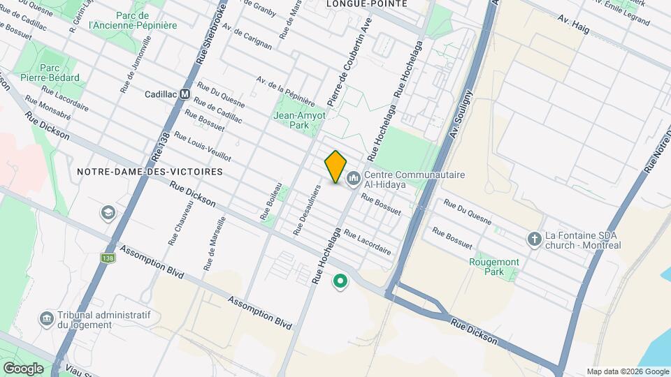 2560 Bossuet Rue Map and Location Details