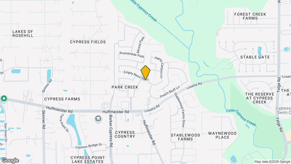 16406 Star Canyon Ct Map and Location Details