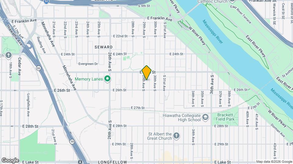 2527 29th Ave S, Unit Unit #1 Map and Location Details