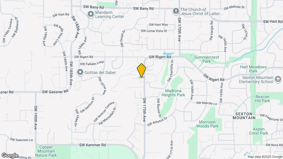 17539 SW Sunview Ln Map and Location Details