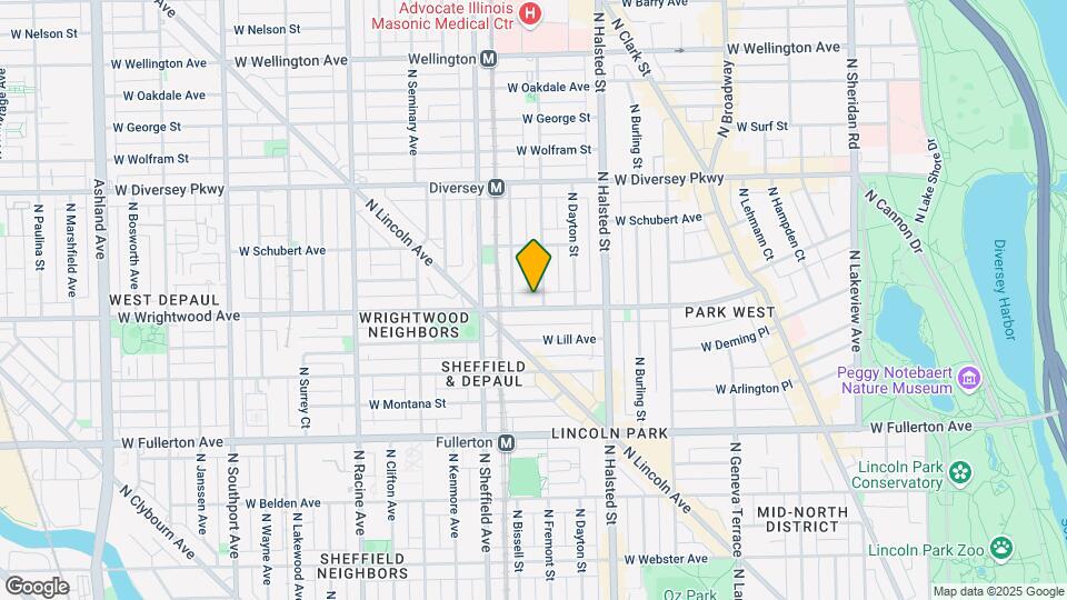 906 W Wrightwood Ave, Unit 3 Mapa y Detalles de la Ubicación