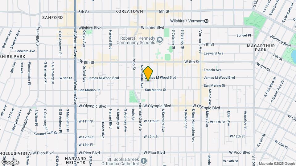 913 Mariposa Ave Map and Location Details