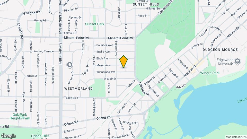 3906 Winnemac Ave Map and Location Details