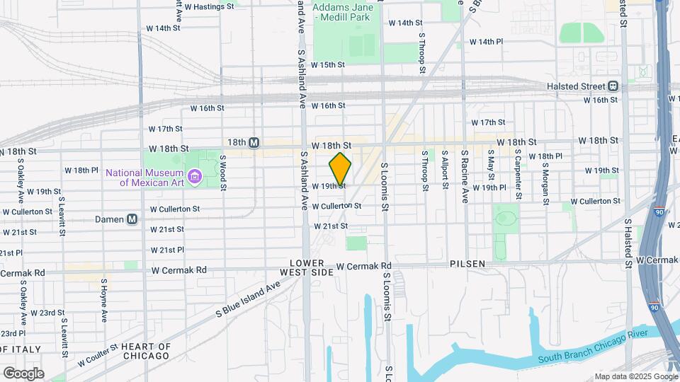 1503 W 19th St Map and Location Details