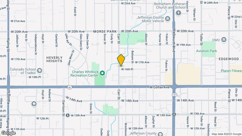 8395 W 16th Pl Map and Location Details