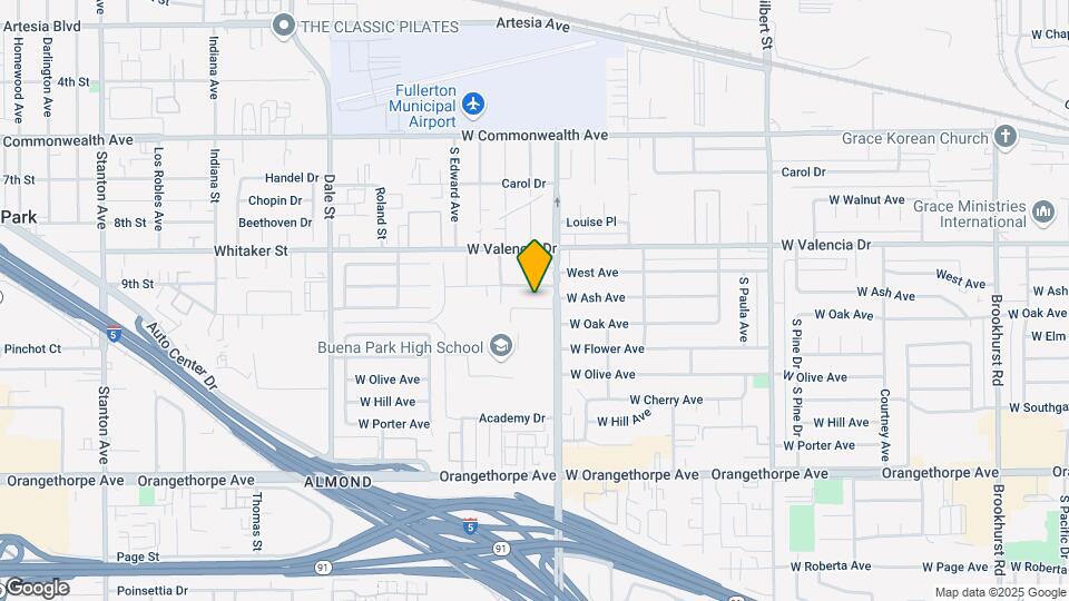 3750 Franklin Ave Map and Location Details