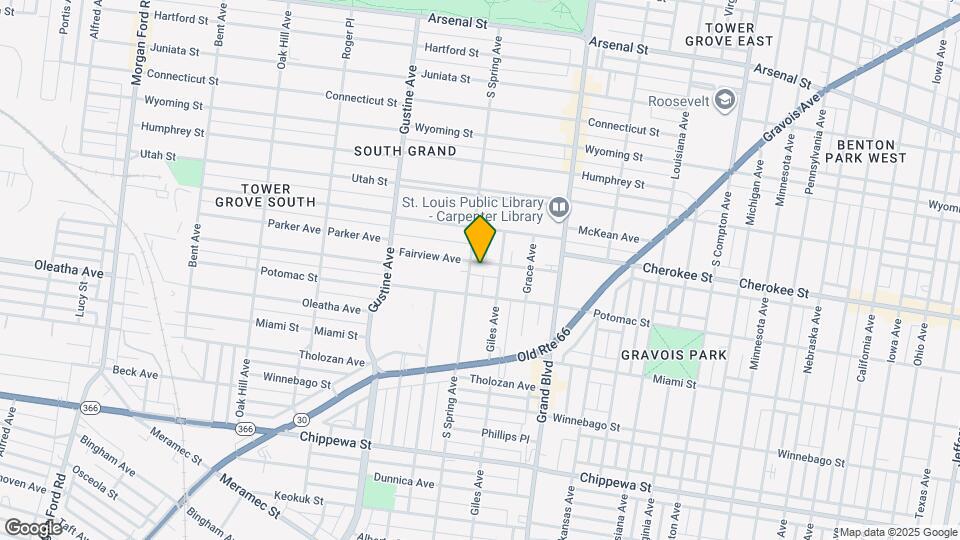 3720 Fairview Ave Map and Location Details