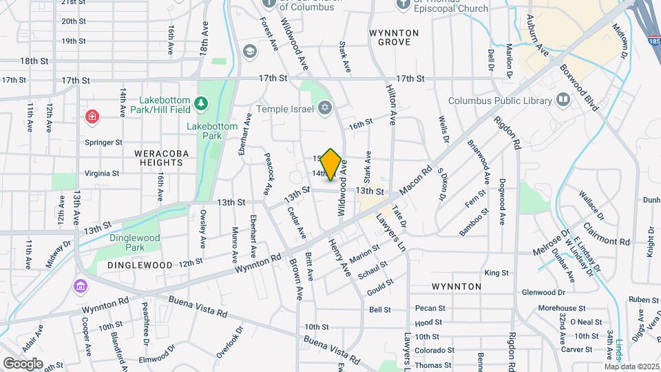 2223 13th St-Unit -2225 Map and Location Details