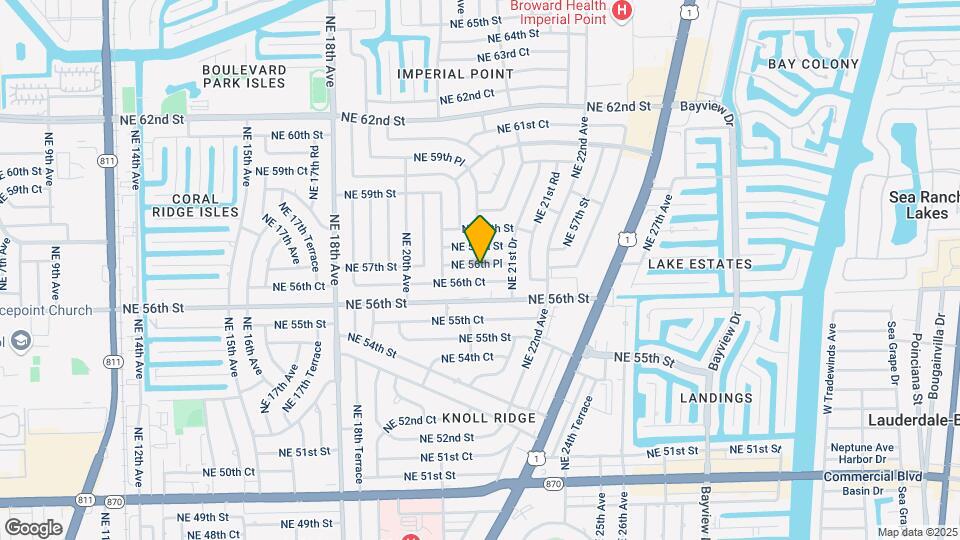 2136 NE 56th Pl Map and Location Details