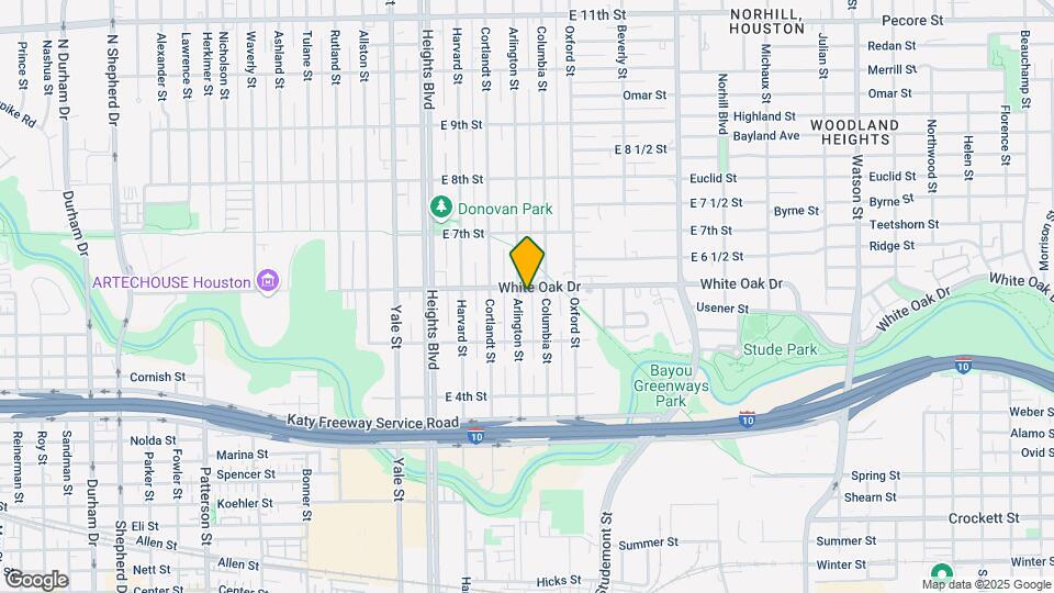 540 Arlington St Map and Location Details