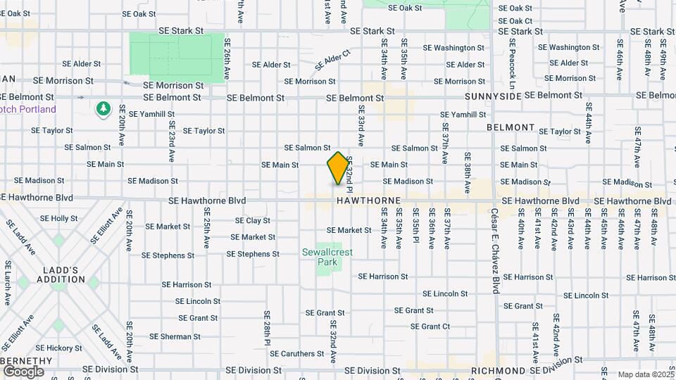1410 SE 32nd Ave Map and Location Details