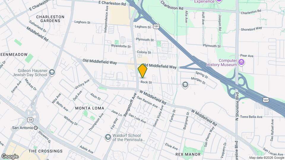 701 N Rengstorff Ave, Unit 20 Mapa y Detalles de la Ubicación