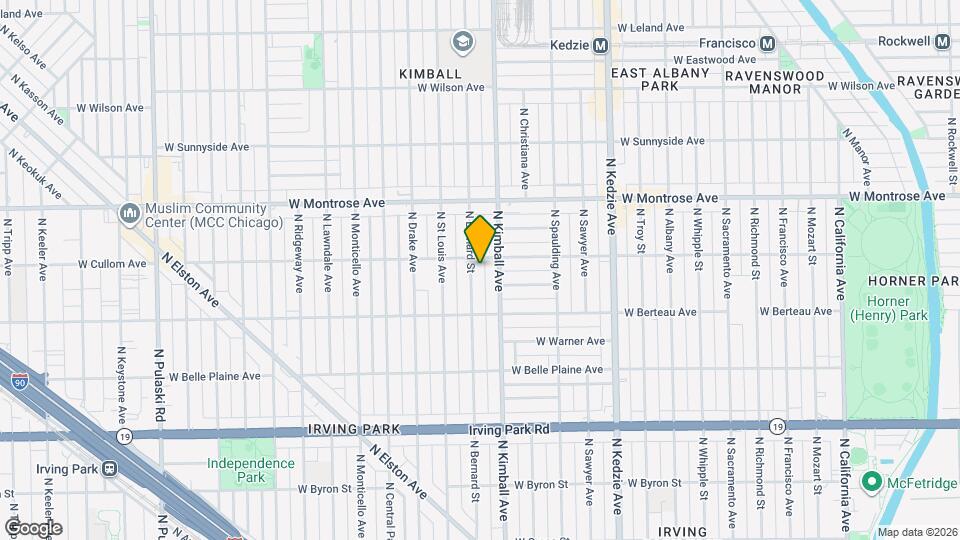 4245 N Bernard St Map and Location Details