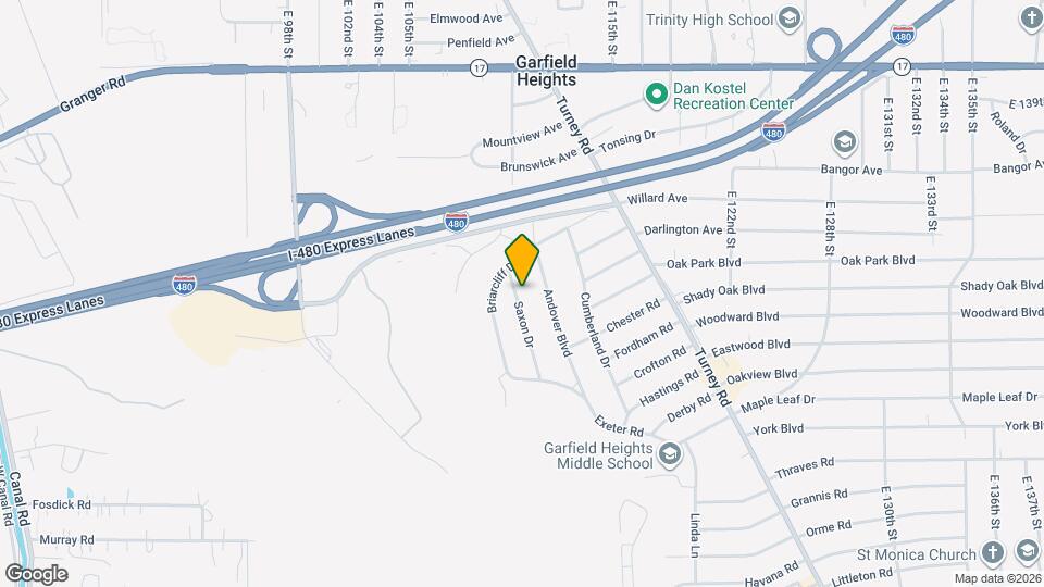 5581 Saxon Dr Map and Location Details
