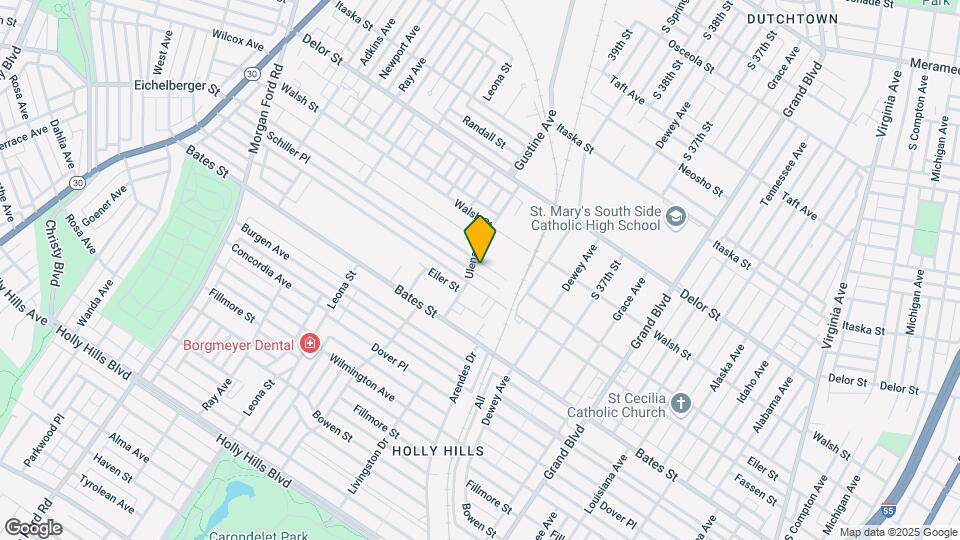 3856 Eichelberger St Map and Location Details