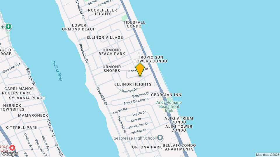 205 Cardinal Dr Map and Location Details