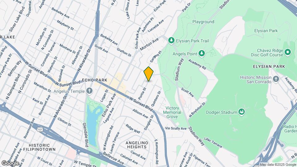 1418 Portia St Mapa y Detalles de la Ubicación