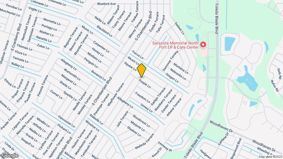 1618 Purple Ln Map and Location Details