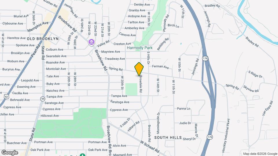 4460 Broadale Rd Map and Location Details