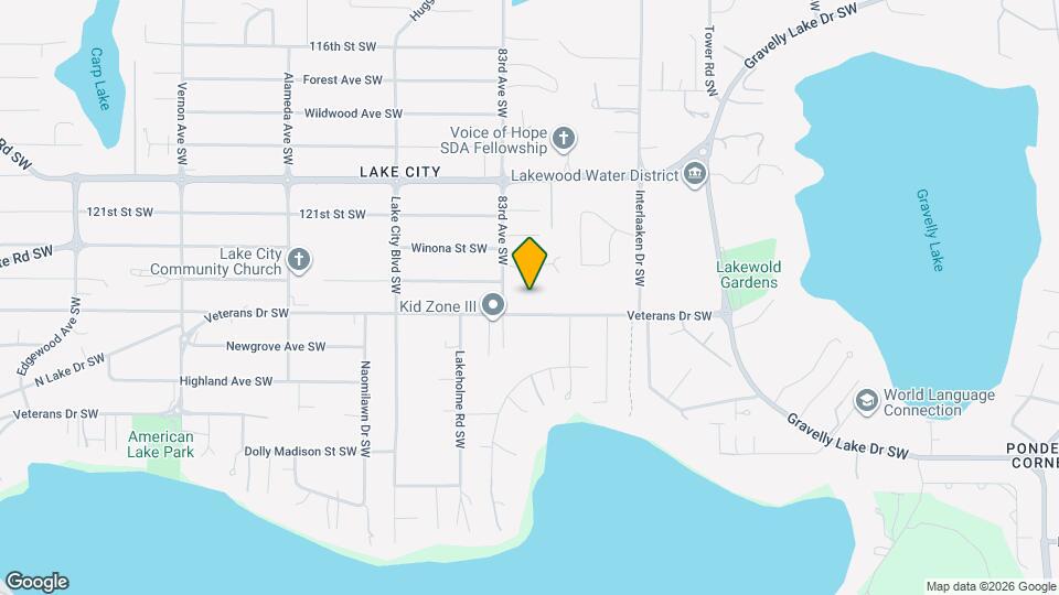 8131 Veterans Dr SW Map and Location Details