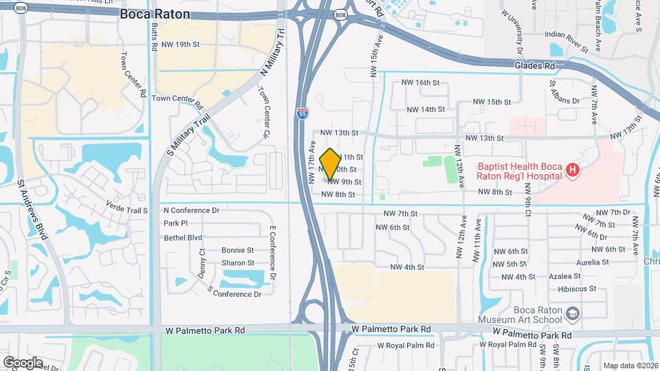 1650 NW 9th St Map and Location Details
