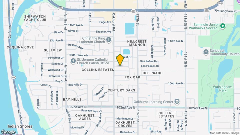 13926 Sunset Dr Map and Location Details