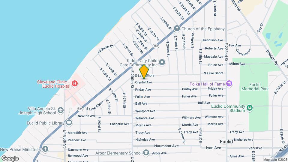 20251 Crystal Ave Map and Location Details