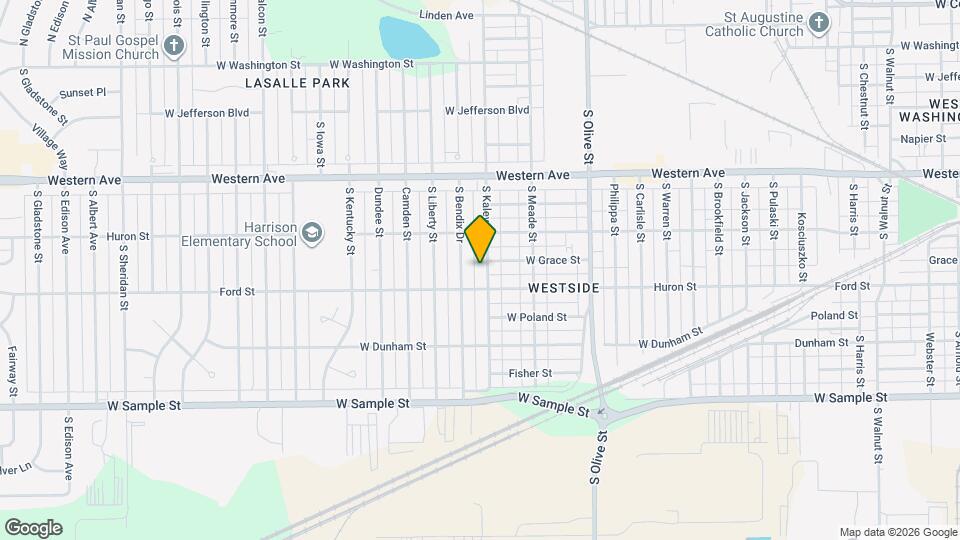 605 S Kaley St Map and Location Details