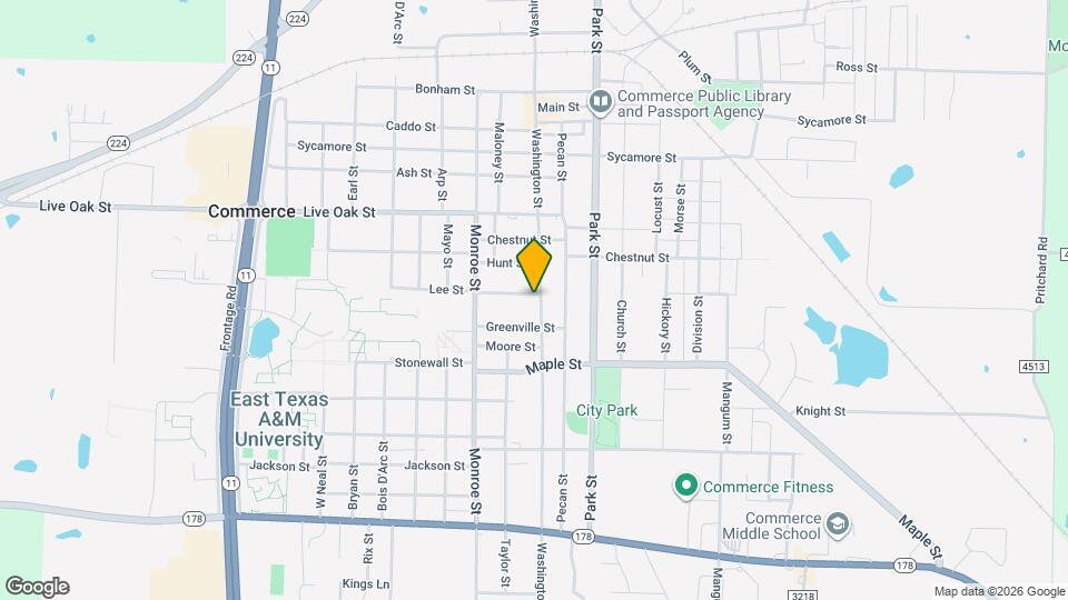 1903 Washington St Map and Location Details