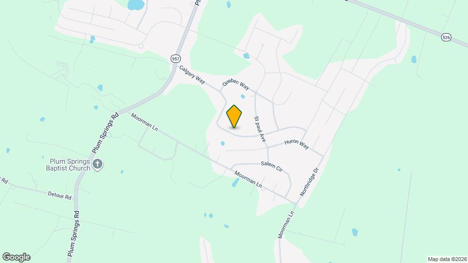 1442 Calgary Way Map and Location Details