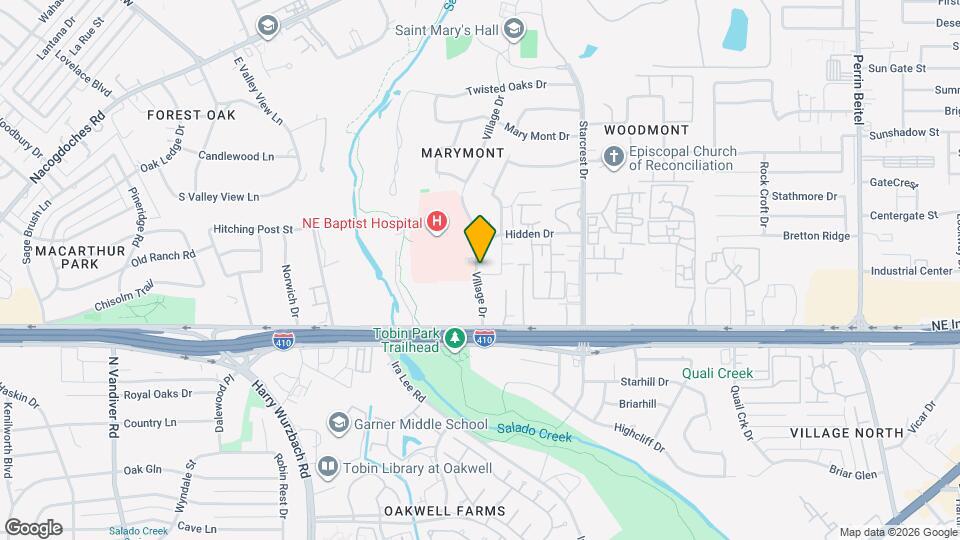 8702 Village Dr-Unit -#200 Map and Location Details