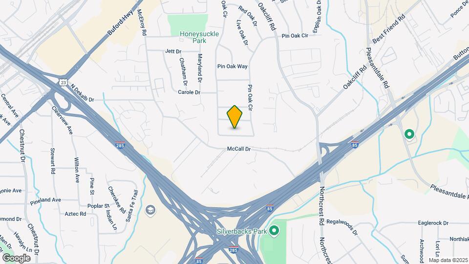 3647 Pin Oak Cir Map and Location Details