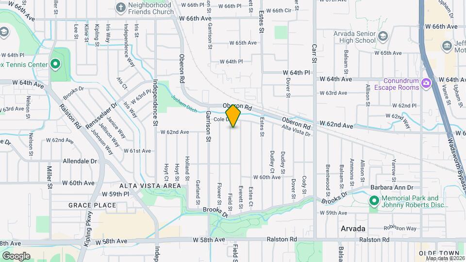 6184 Field St Mapa y Detalles de la Ubicación