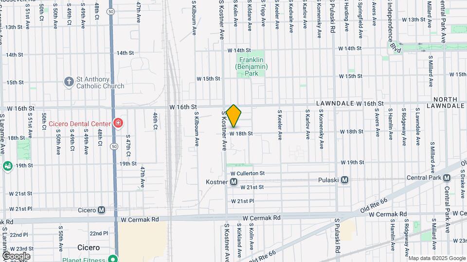 4340 W 18th St Map and Location Details