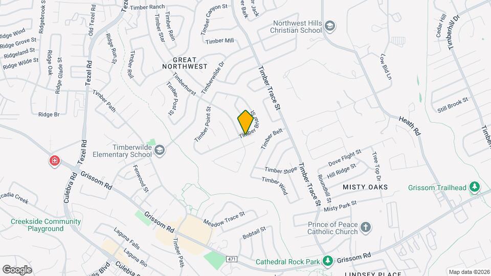 8610 Timber Briar St Map and Location Details