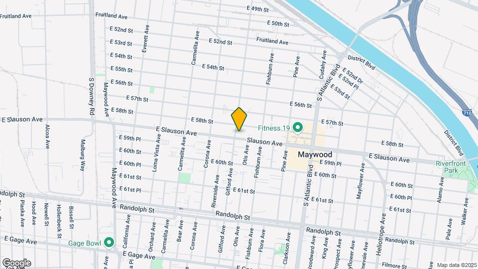 5820 Gifford Ave Map and Location Details