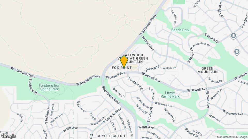 1815 S Deframe St Map and Location Details