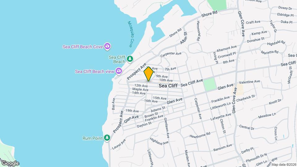 301 Sea Cliff Ave Map and Location Details