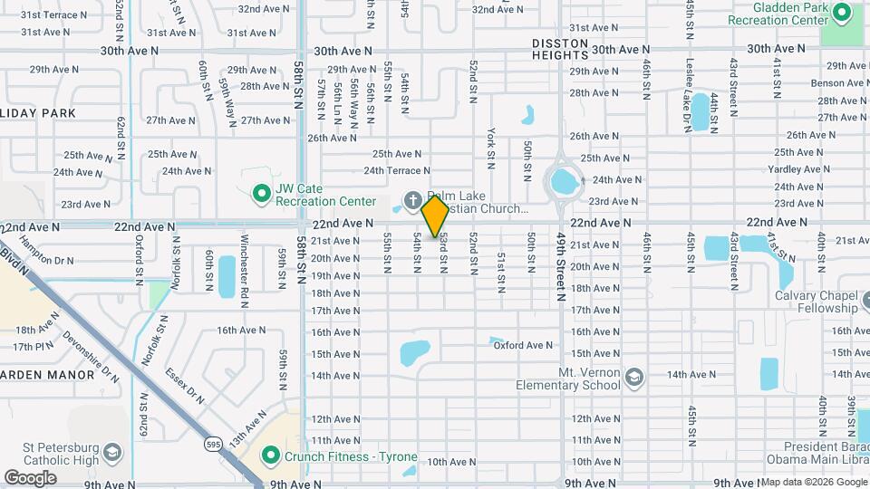 5318 21st Ave N Map and Location Details