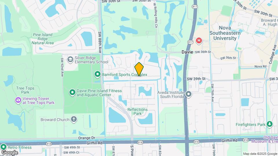 8444 S Lake Forest Dr Map and Location Details