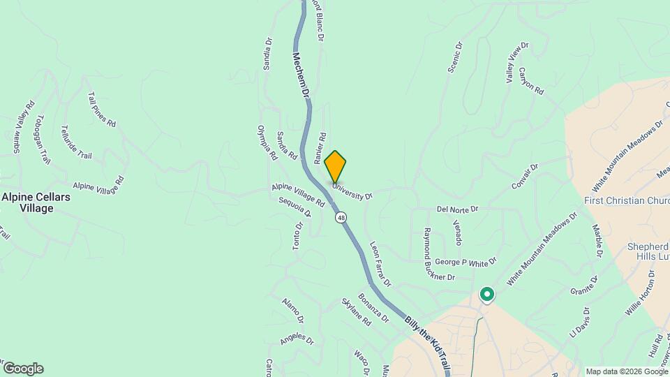 1230 Mechem Dr Mapa y Detalles de la Ubicación