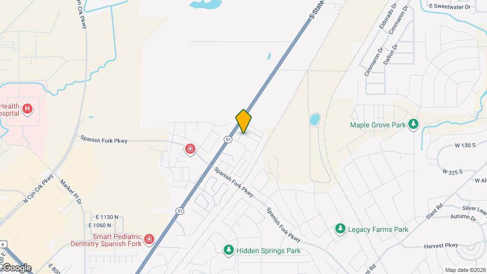 1542 N 1870 E Map and Location Details