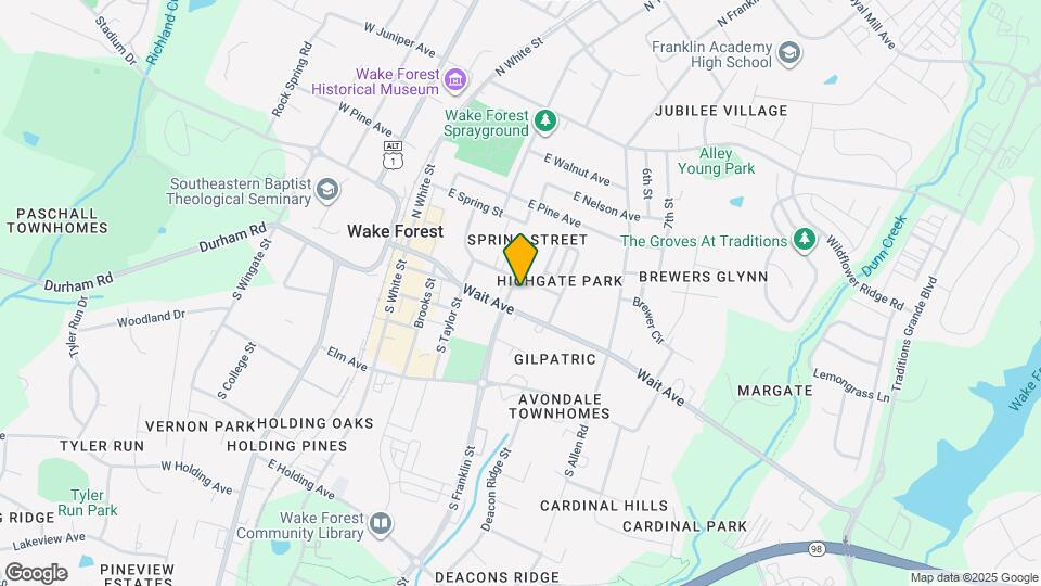 104-106 N Franklin St Map and Location Details