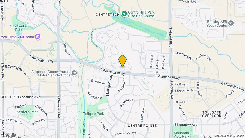 16153 E Alaska Pl Map and Location Details