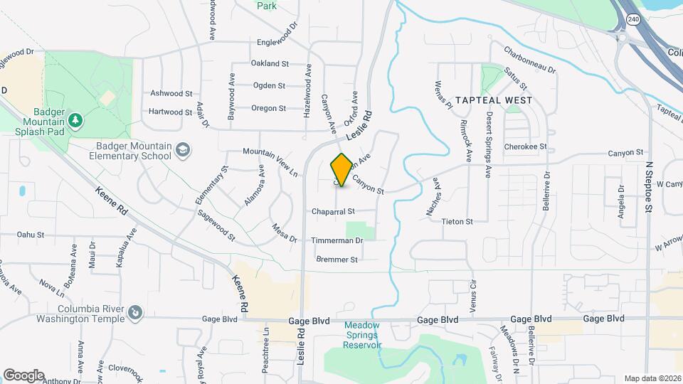 1572 Cimarron Ave Map and Location Details